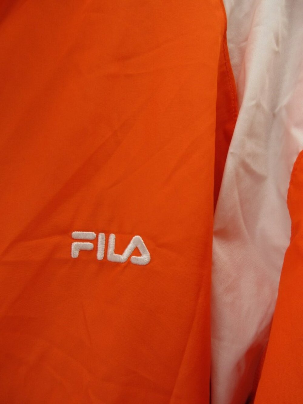 VINTAGE Fila Jacket Small Windbreaker Loose Colorblock Y2K Full Zip - Picture 5 of 14